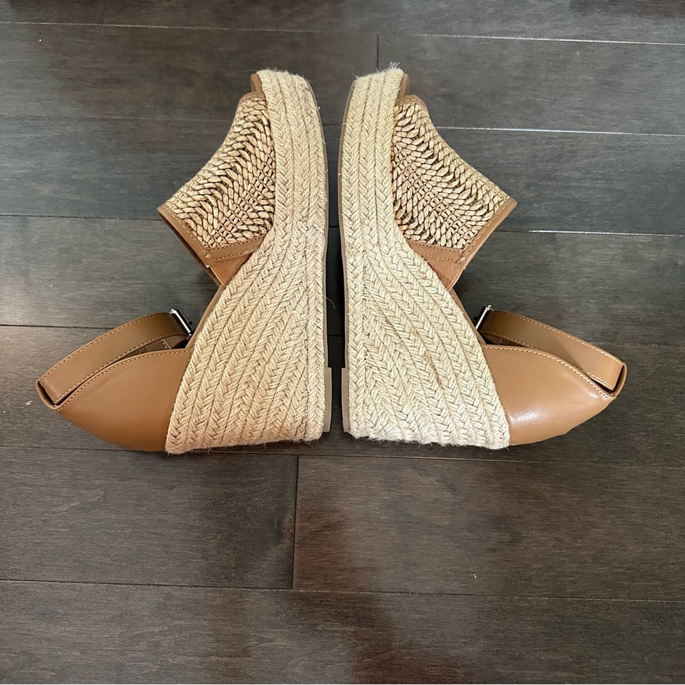 Steve Madden Lorant Raffia Espadrille Wedge Sandals Boho Ankle Strap Platform‎ 8 - Picture 4 of 10